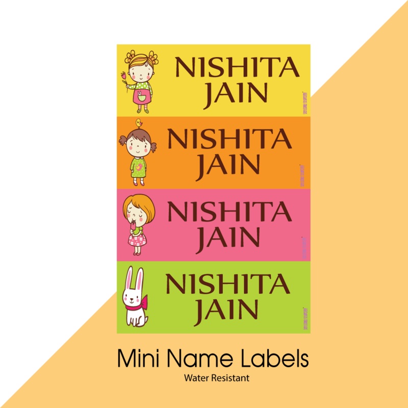 Mini Name Labels – Little Miss