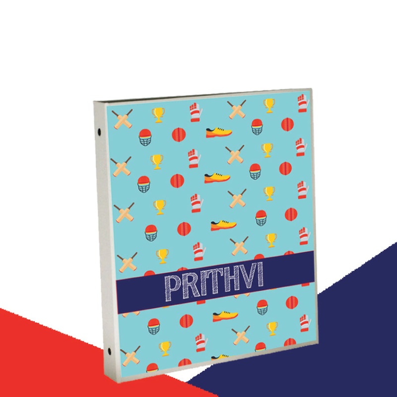 Personalised Binder – Cricket