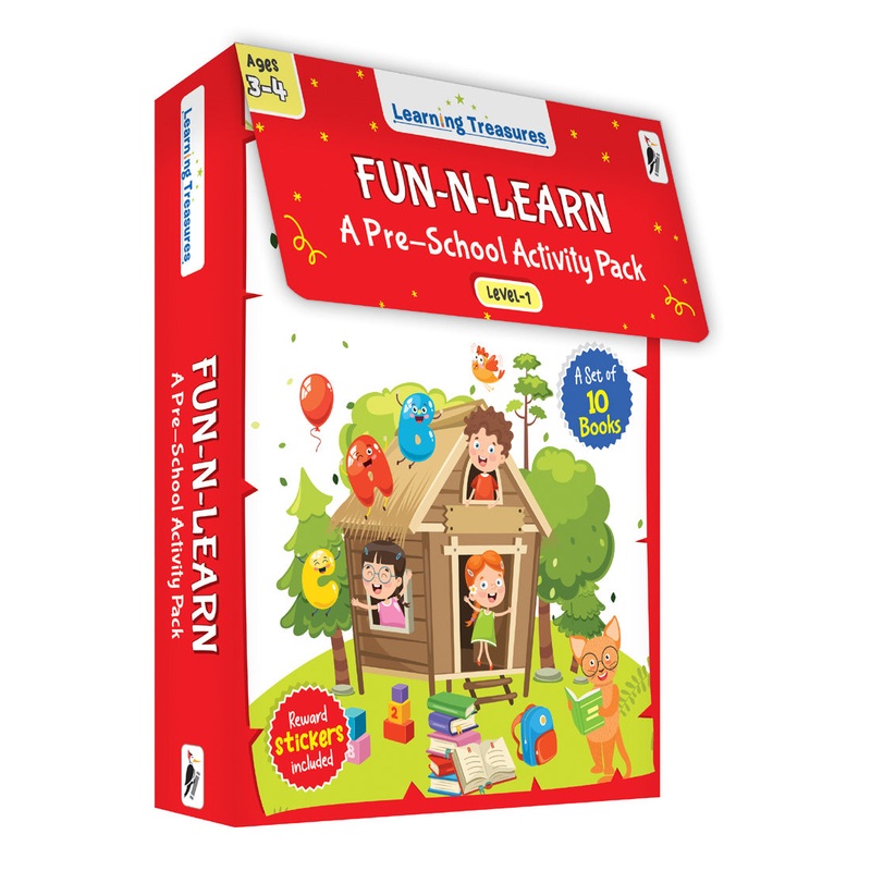 Woodpecker Books: Learning Treasure – Fun-N-Learn (Set Of 10 Books)