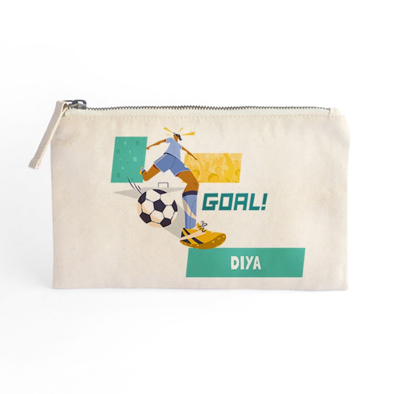 Catch All Pouch – Football Goals, Girl