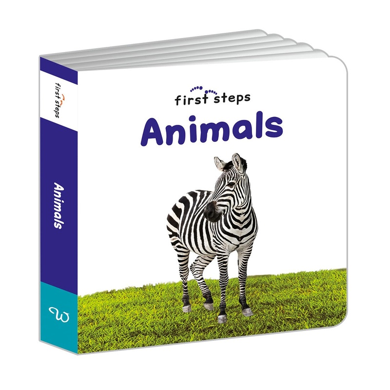 First Steps: Animals (Board Book – Padded)