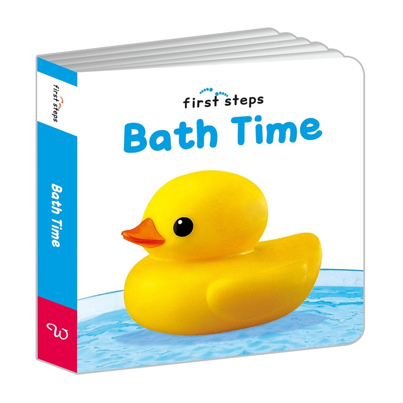First Steps: Bath Time (Board Book – Padded)