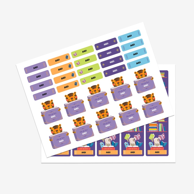 Name Labels / Gift Stickers – Animal Library