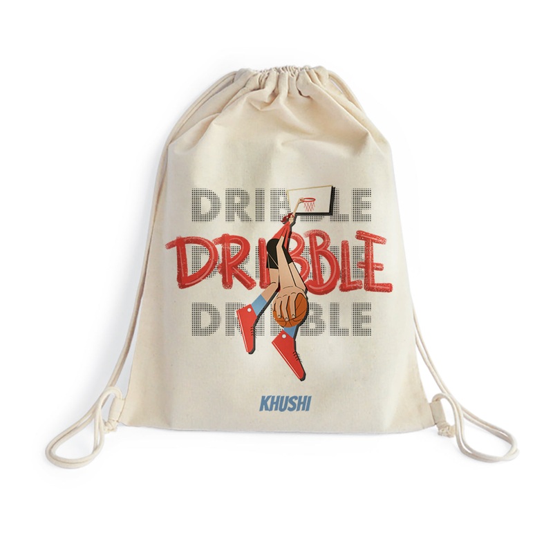 Personalised Drawstring Bag – Basketball Fever, Girl