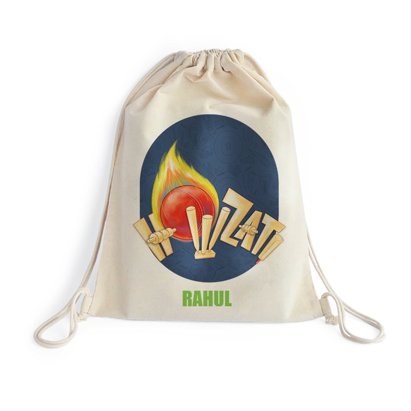 Personalised Drawstring Bag – Cricket Buzz