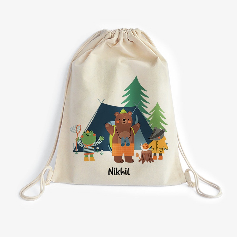 Personalised Drawstring Bag – Into The Wild