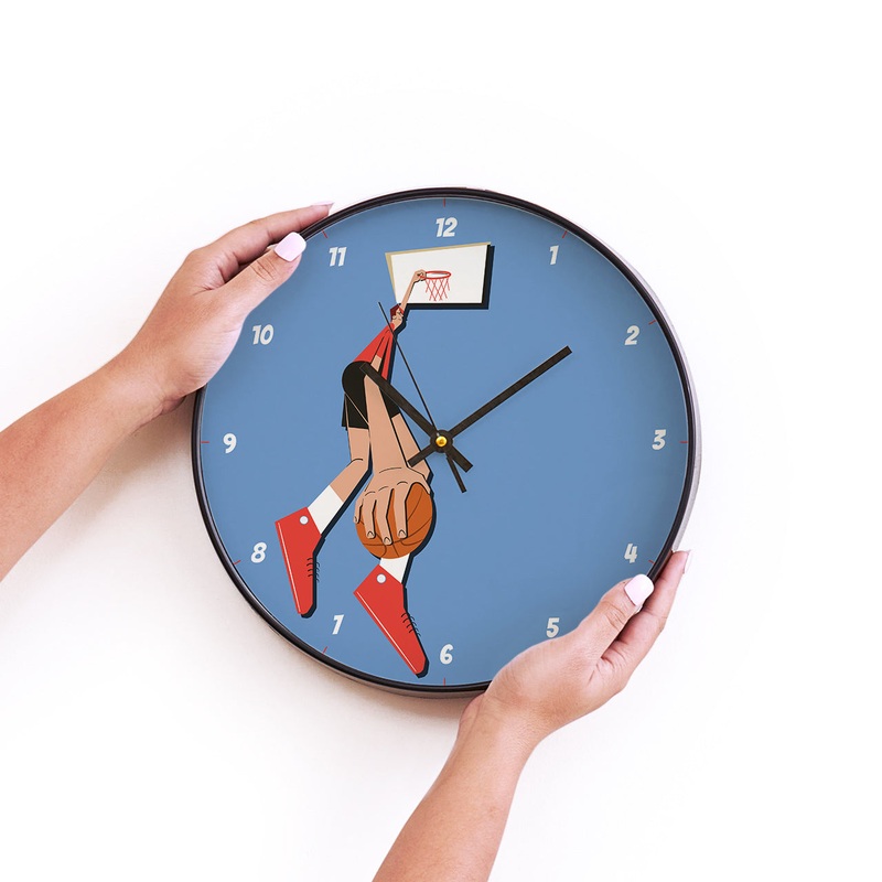 Wall Clock – Basketball Fever, Boy