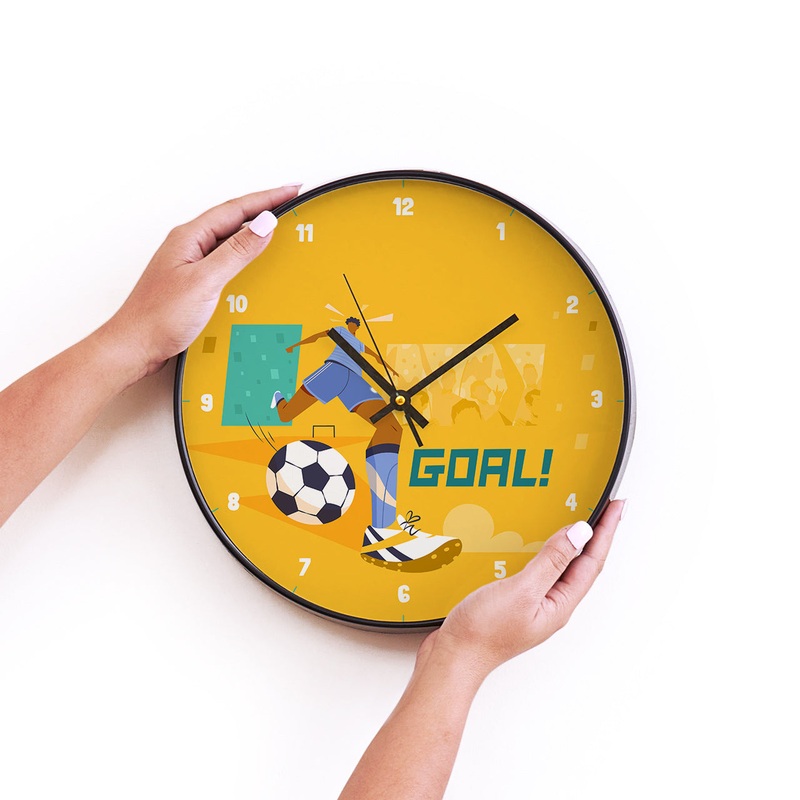Wall Clock – Football Goals, Boy