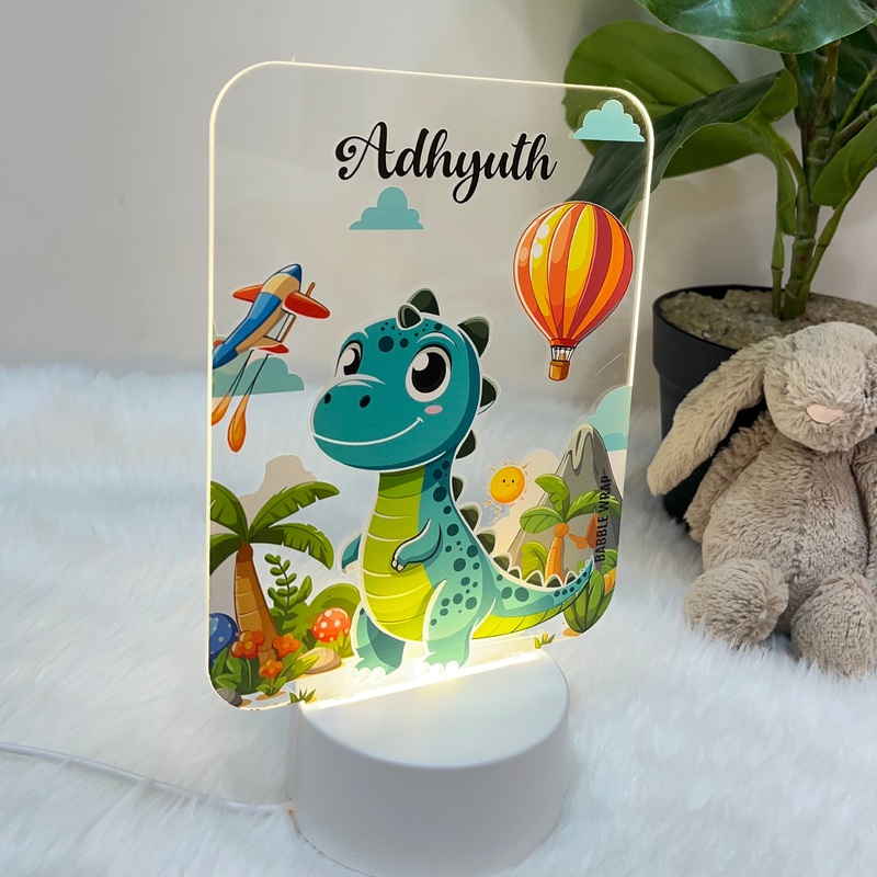 Acrylic LED Night Lamp- Dinosaur