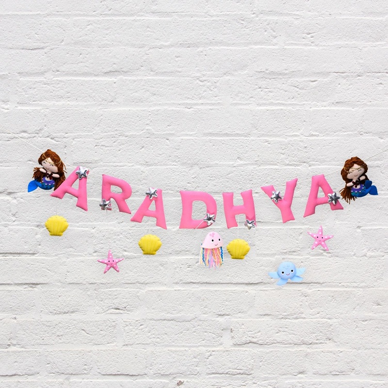 Junior Mystique Mermaid Magic Personalised Name Bunting