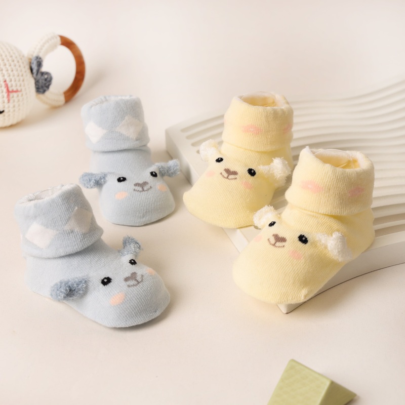 Little Piggies Yellow and Sky Blue Socks (Pack of 2)