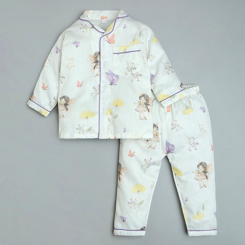 Organic Cotton  Night Suit – Pixie Dust