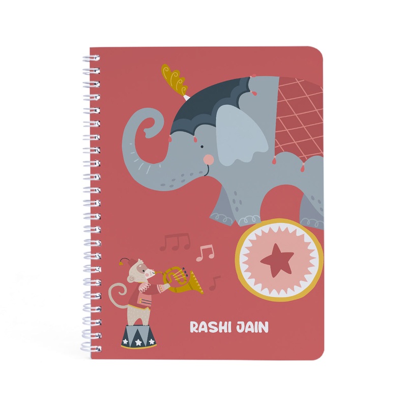 Personal Spiral Notebook – Animal Circus