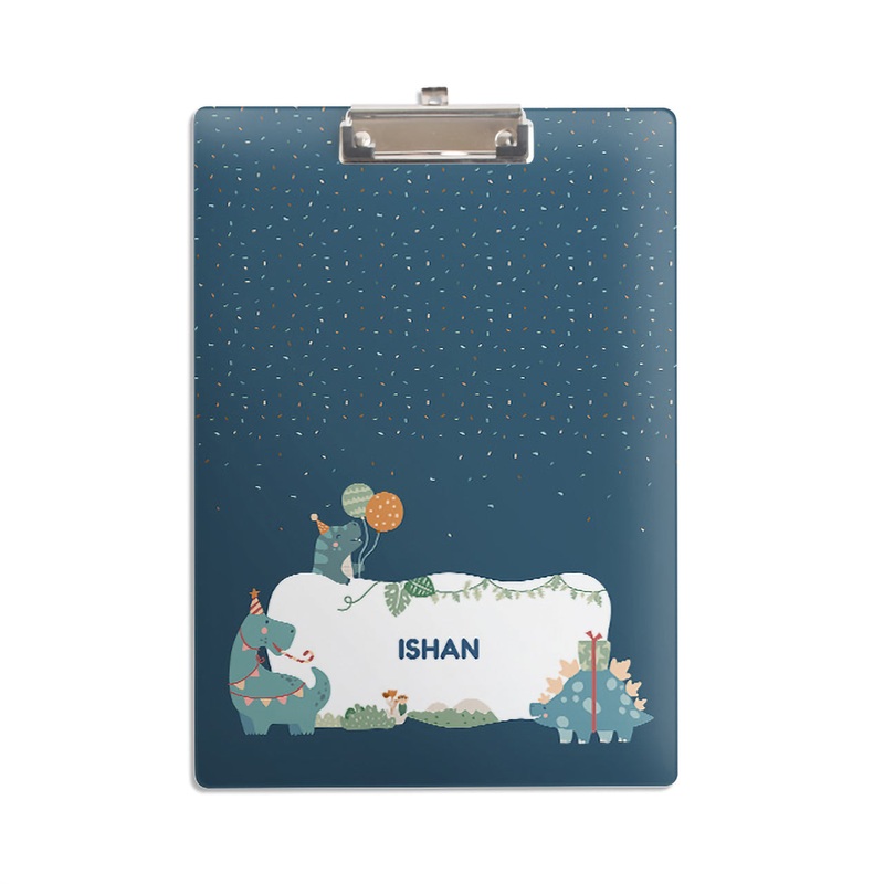 Personalised Clipboard – Dino Party