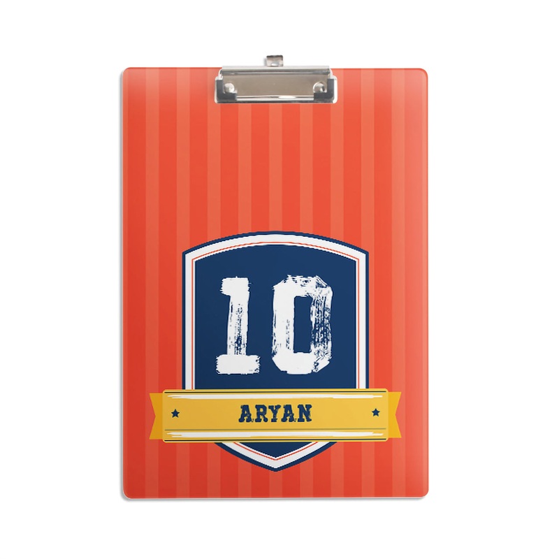 Personalised Clipboard – Jersey Number