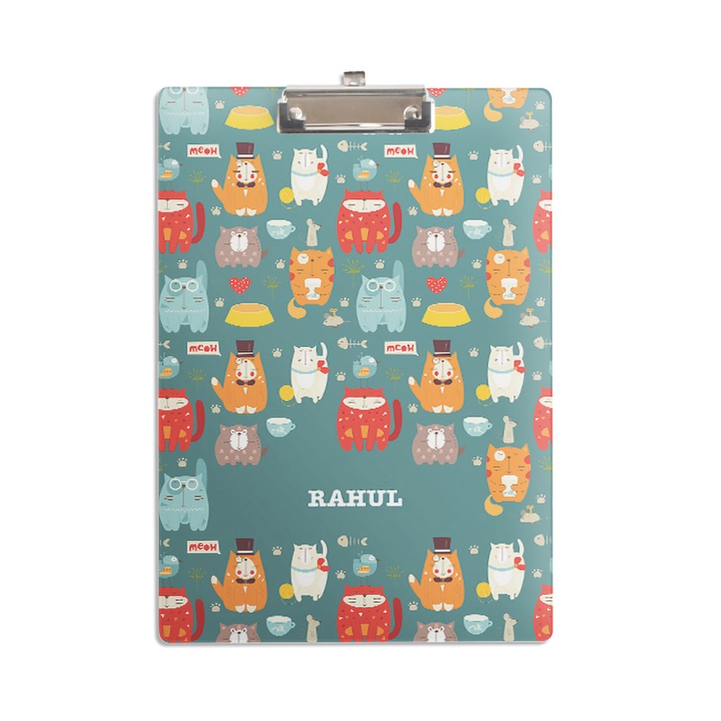 Personalised Clipboard – Kitty Cat
