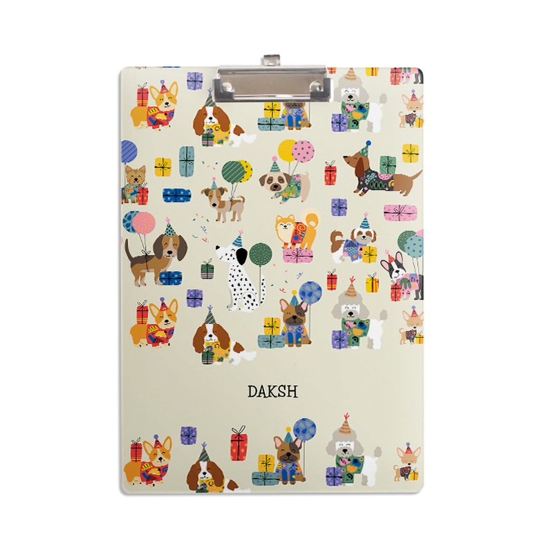 Personalised Clipboard – Paw Party