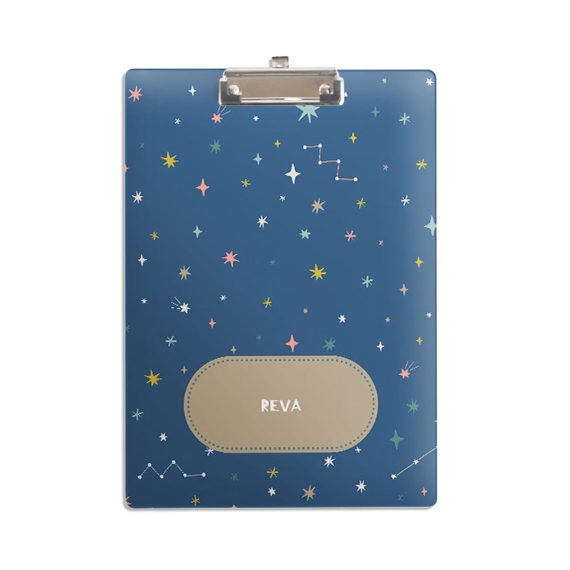 Personalised Clipboard – Twinkling Stars