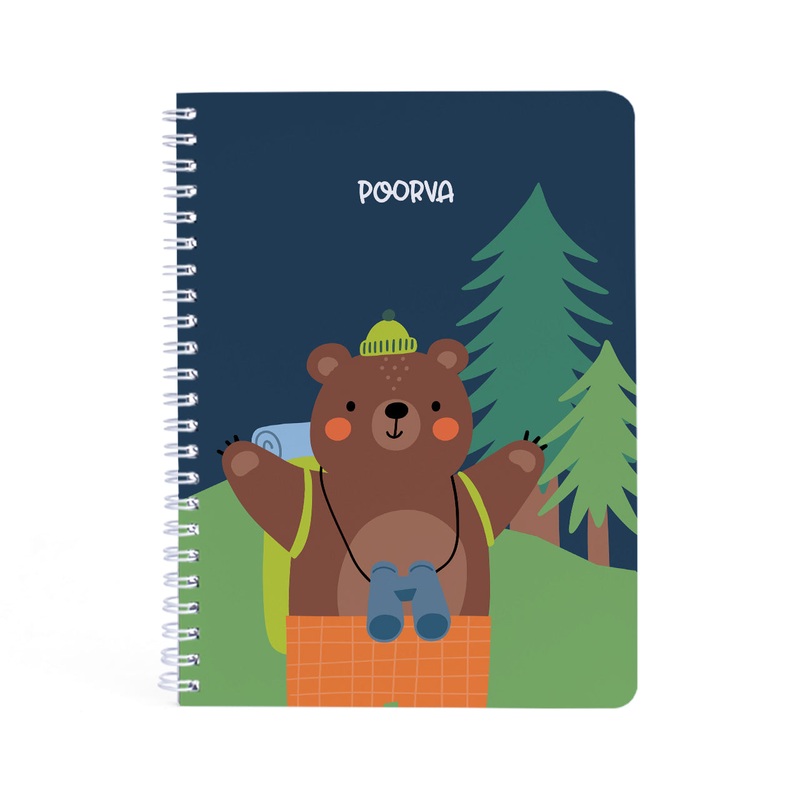 Personalised Spiral Notebook – Into The Wild