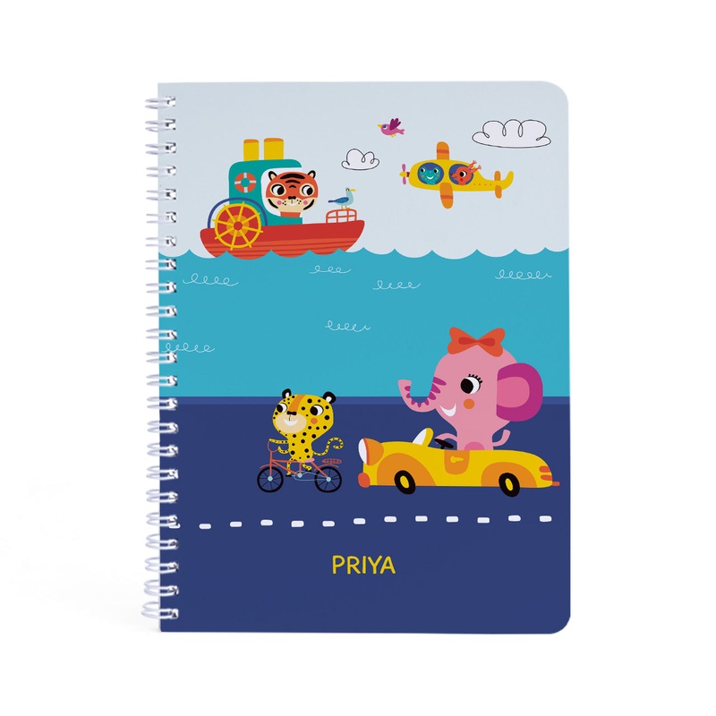 Personalised Spiral Notebook – Let’s Travel