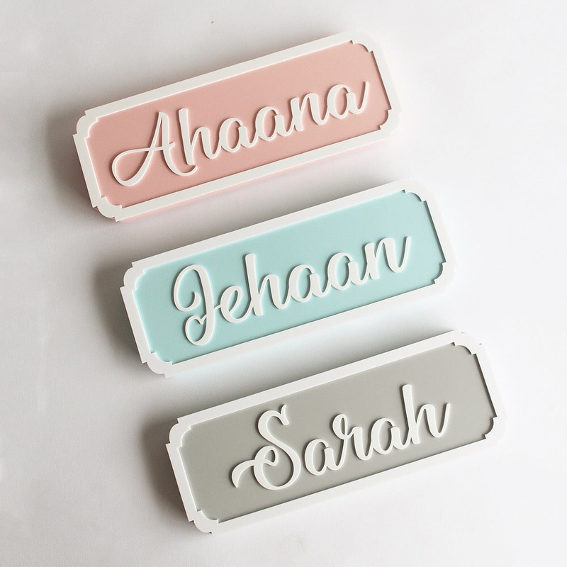 Name Plaques – Fancy