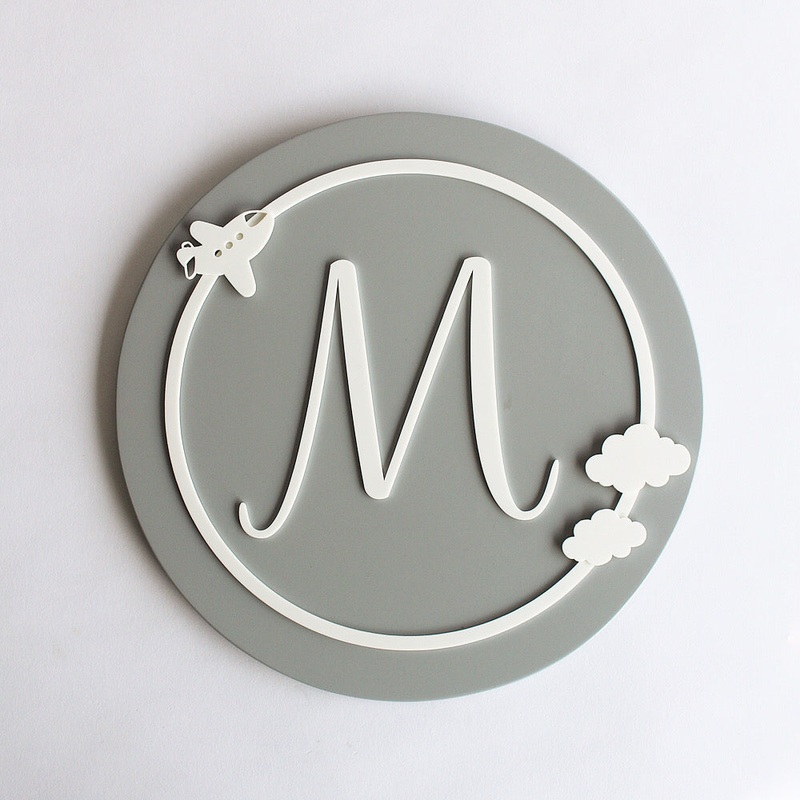 Name Sign Cursive Initial – Cloud Theme