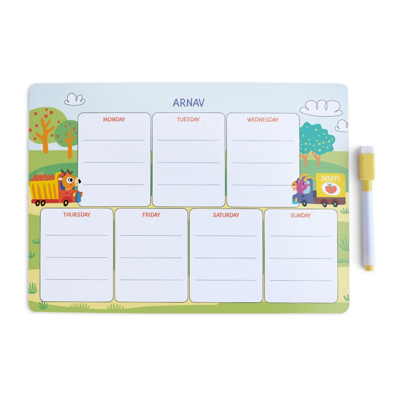 Personalised Meal / Weekly Planner – Let’s Travel