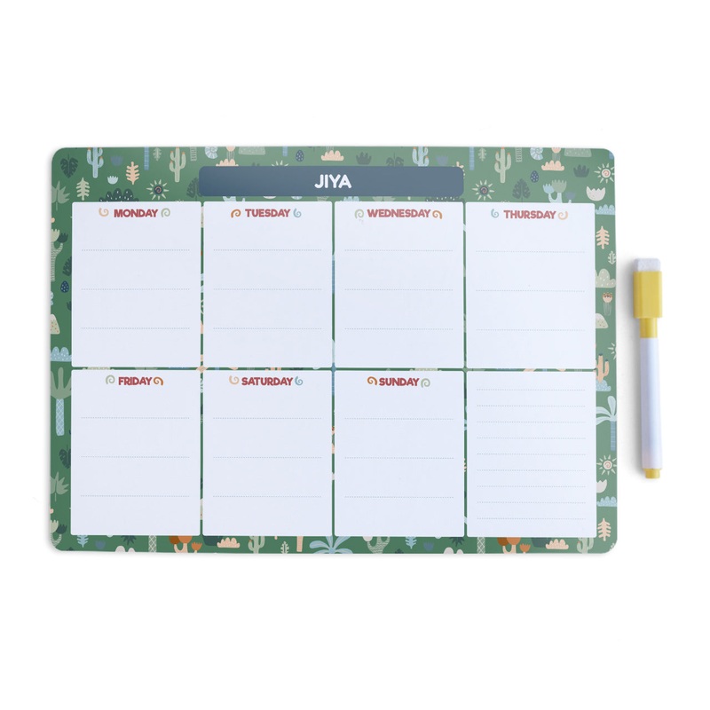 Personalised Meal / Weekly Planner – Nature and I