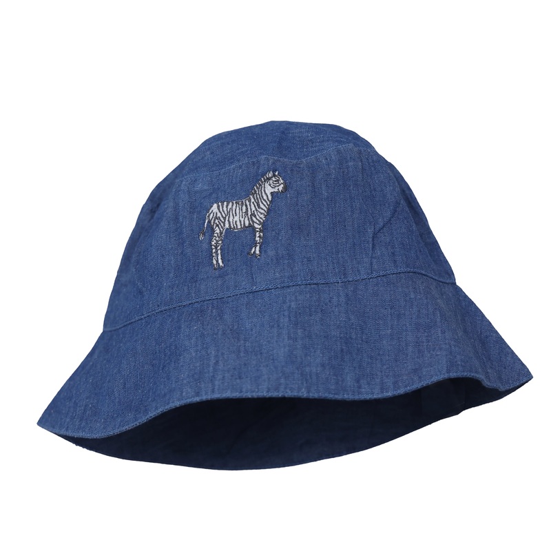 Baby Its Wild World Dark Denim Bucket Hat
