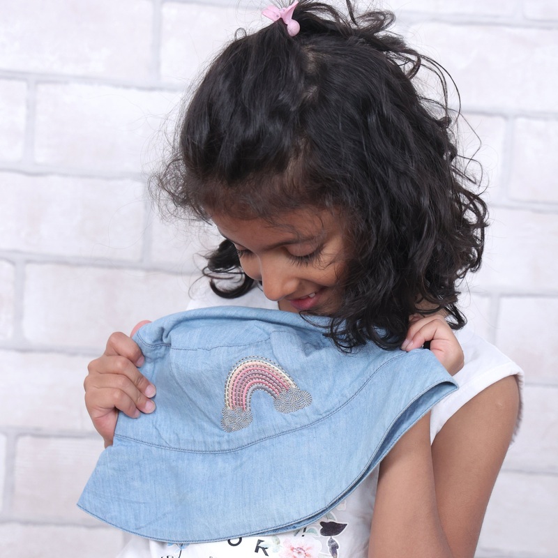 Dream a Little Dream Light Denim Bucket Hat
