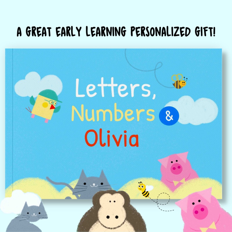 Letters, Number & Me (Personalized Children’s Book)