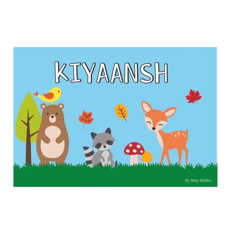 Personalised Themed Tablemat – Animals
