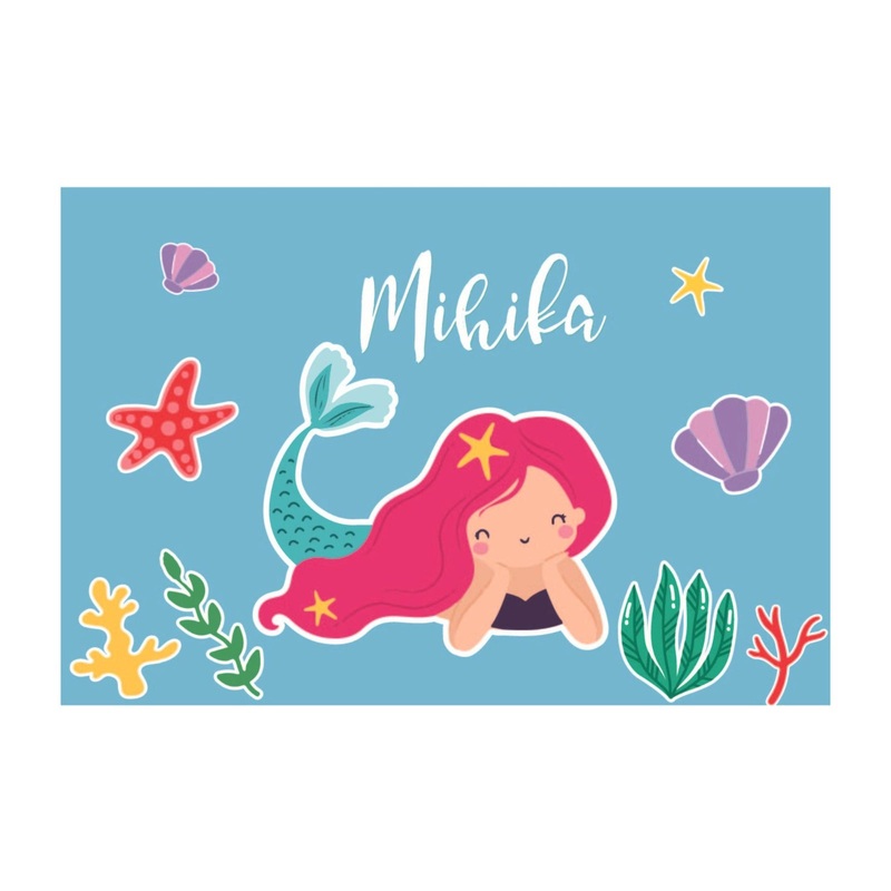 Personalised Themed Tablemat – Little Mermaid