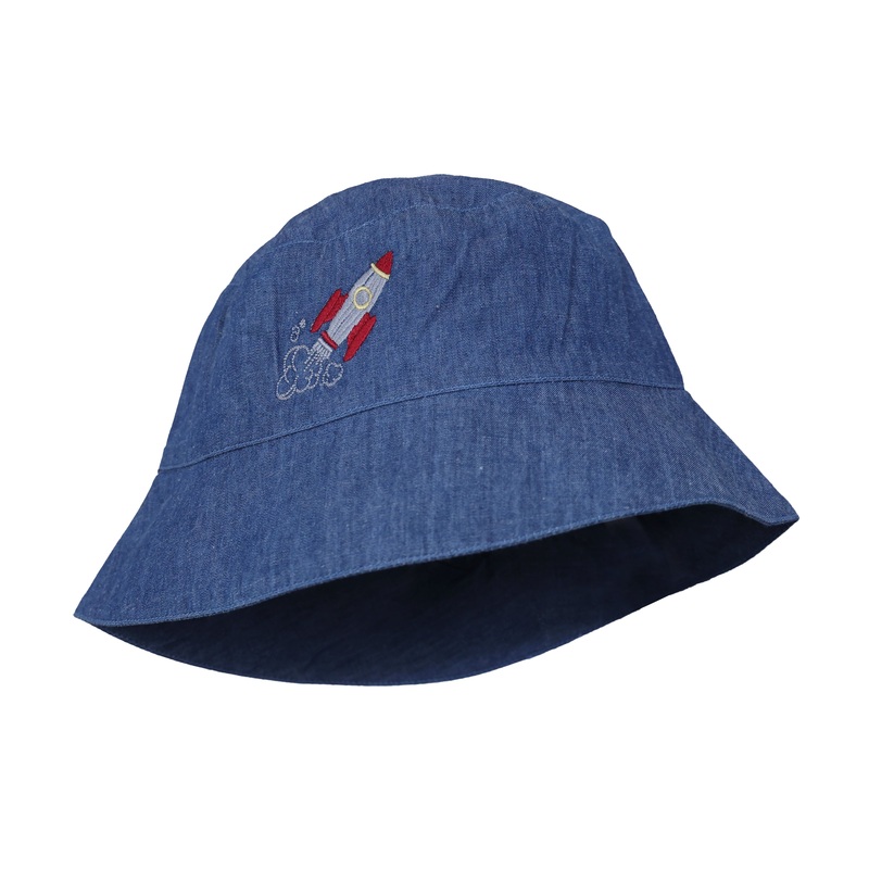 To The Moon & Back Dark Denim Bucket Hat