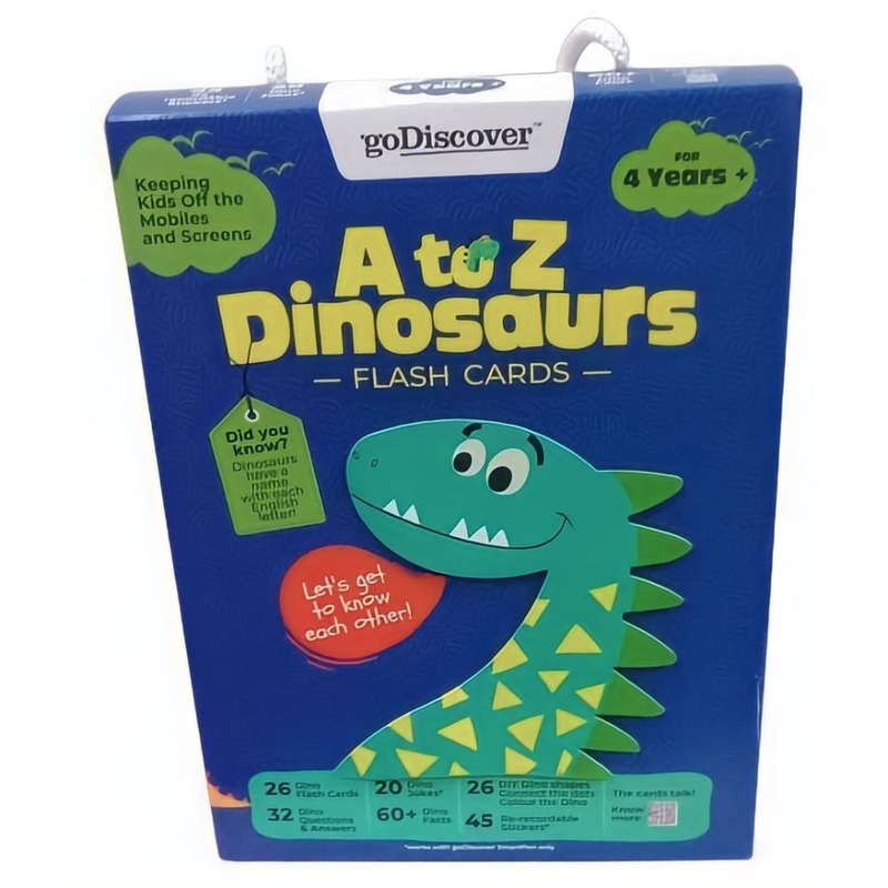 A to Z Dinosaurs Flash Cards