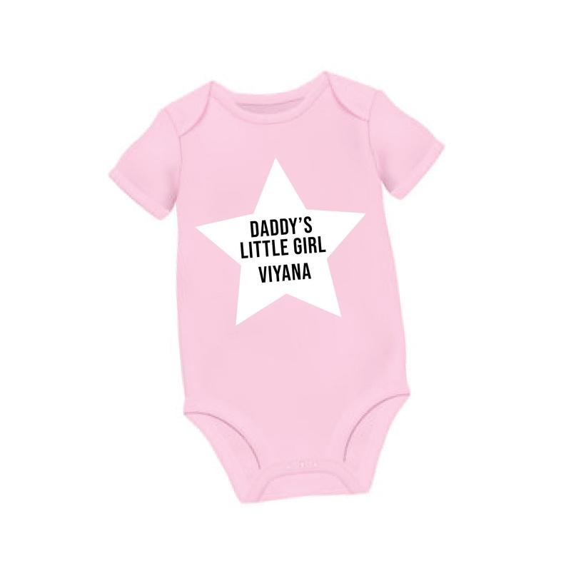Daddy’s Little Girl Onesie – Pink