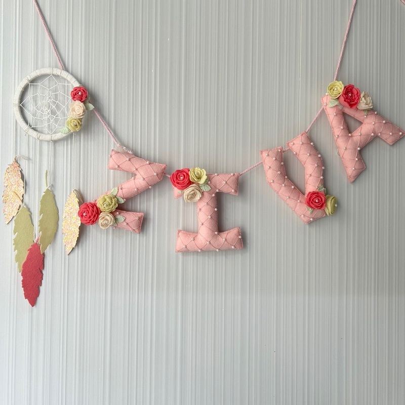 Embellished Dreamcatcher Name Bunting/Garland