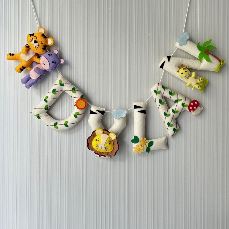 Happy Forest Name Bunting/Garland