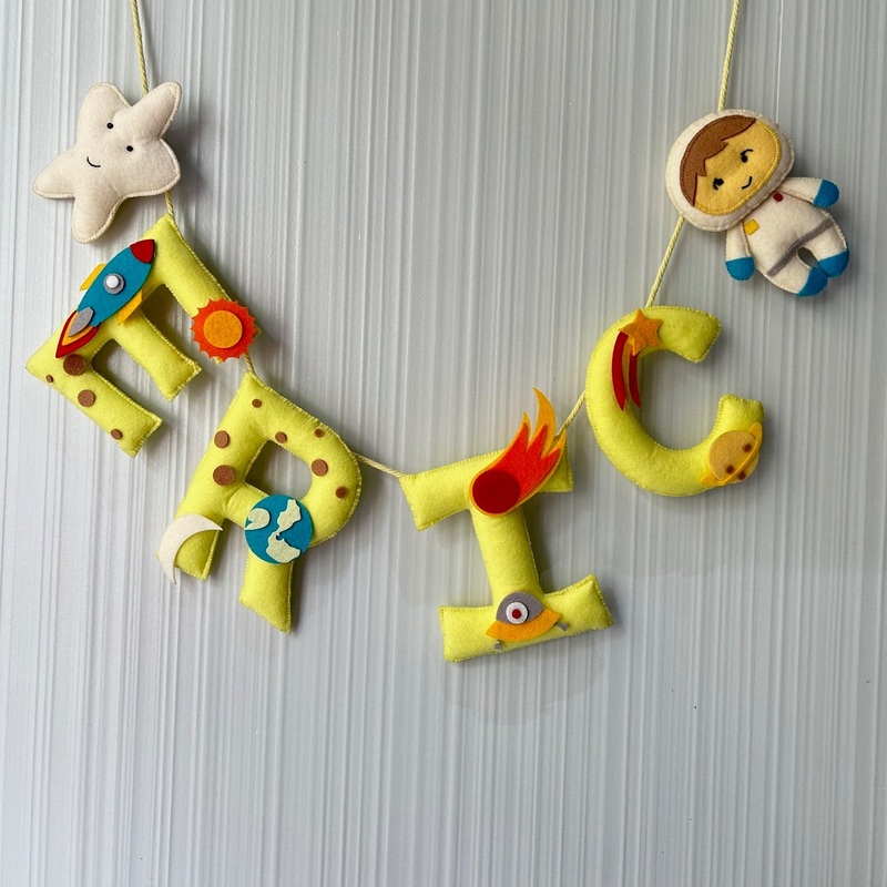 Outer Space Name Bunting/Garland – Boy