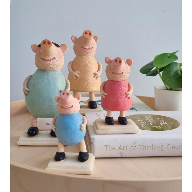 The Peppa Piggies Decorative – Set Of 4
