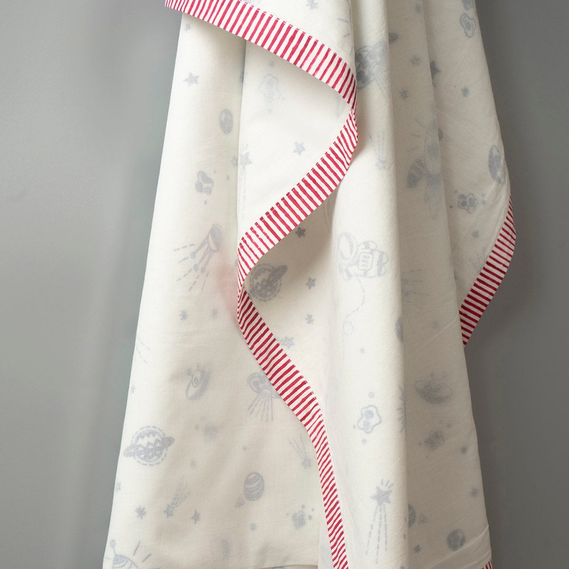 Gudgoodie Kids Cotton Muslin Dohar – Ultrasoft & Breathable – Galactic Adventure