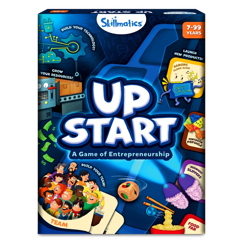 Skillmatics Board Game – Up Start, Entrepreneurship and Business Strategy Game for Kids, Teens and Adults, Fun for Family & Friends, Game Night, Gifts for Boys and Girls Ages 7, 8, 9 and Up