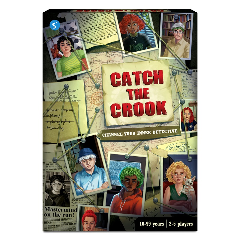 Skillmatics Card Game – Catch The Crook, Family Friendly Mystery Game, Strategy Game, Gifts for Kids, Boys, Girls Ages 10 and Up, 2-5 Players