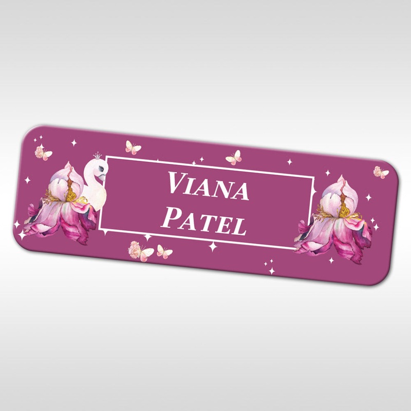 Butterfly Swan Blossom Waterproof Sticker (kids) Set of 60