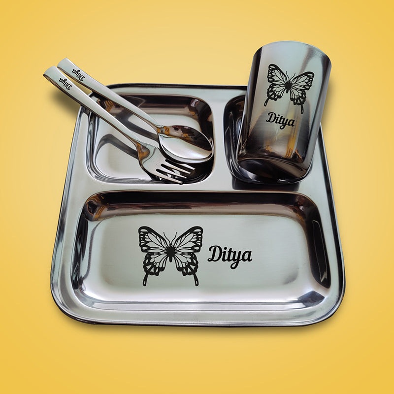 Kids Dining Set – Butterfly