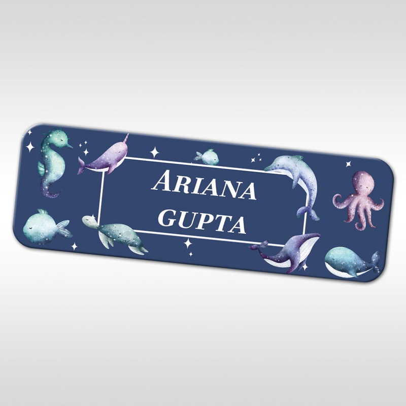 Midnight Ocean Waterproof Sticker (kids) Set of 60