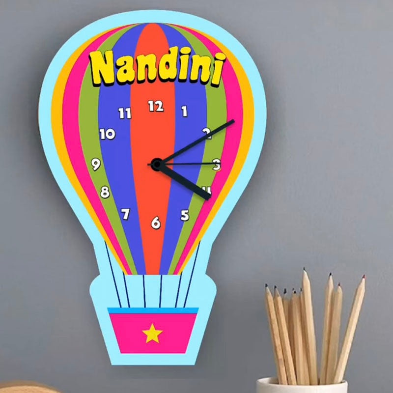Wall Clock –  Hot Air Balloon