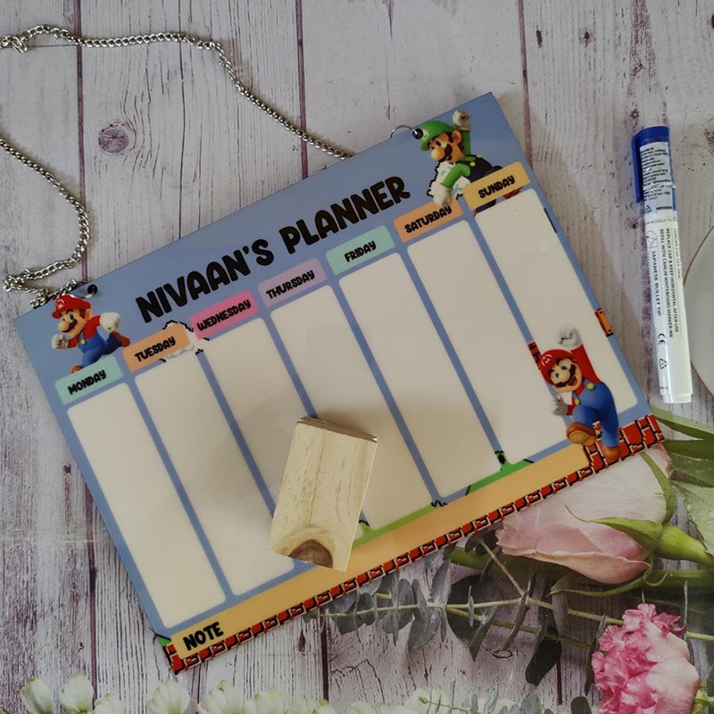 Weekly Planner – Mario