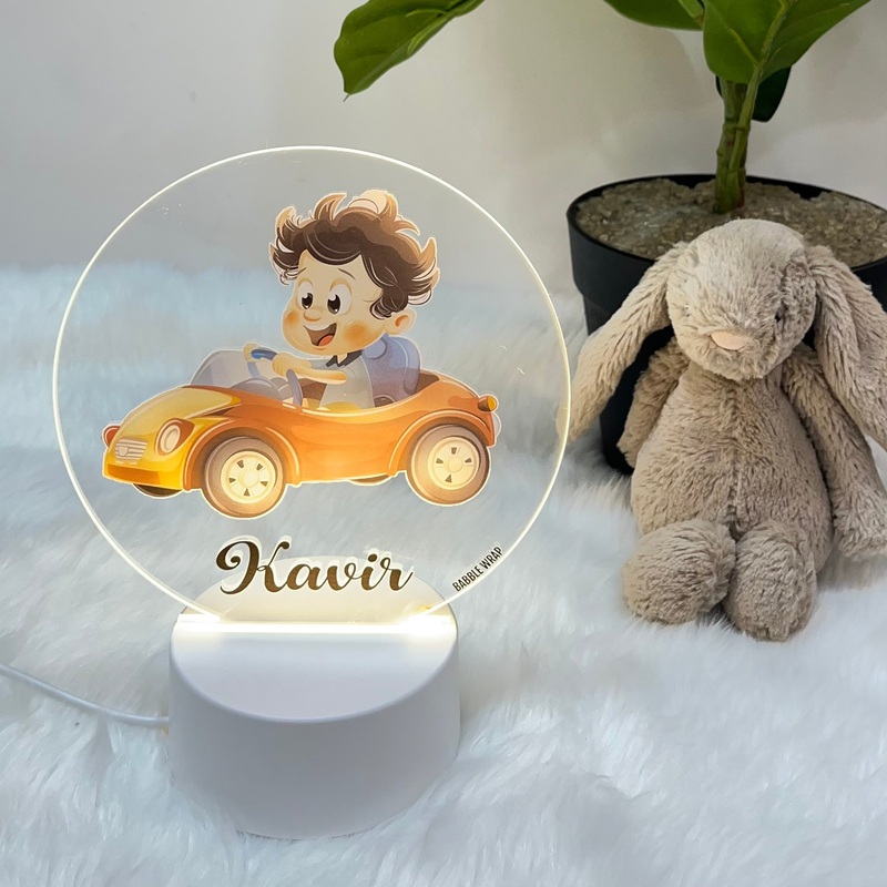 Acrylic LED Night Lamp – Adventure Ride