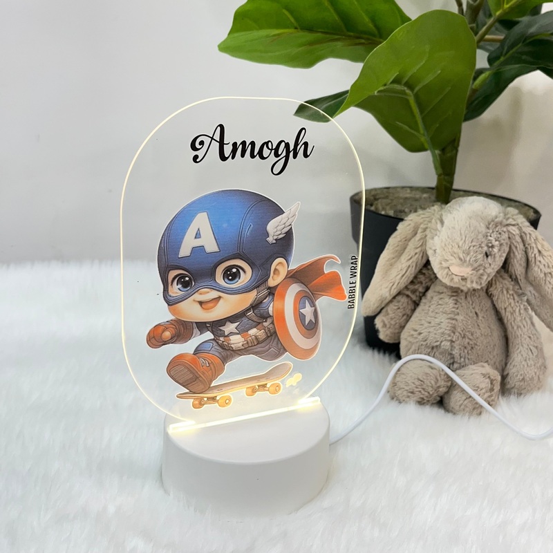 Acrylic LED Night Lamp – Captain America’s Legacy